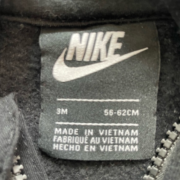 NIKE Baby Unisex Have A NIKE Day One Piece Romper with Hood 3 Months - Picture 2 of 3